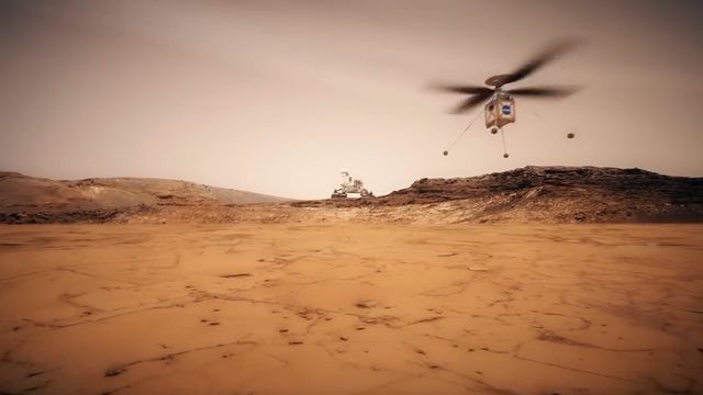 Slik skal helikopteret fly på Mars i 2021