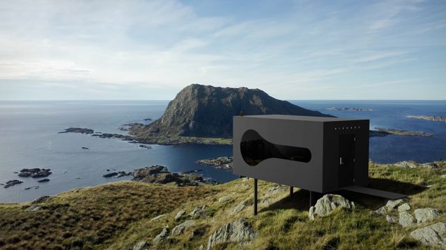 Den norske skipsdesignerens glassfiberhytter skal lokke turister ut i norsk natur