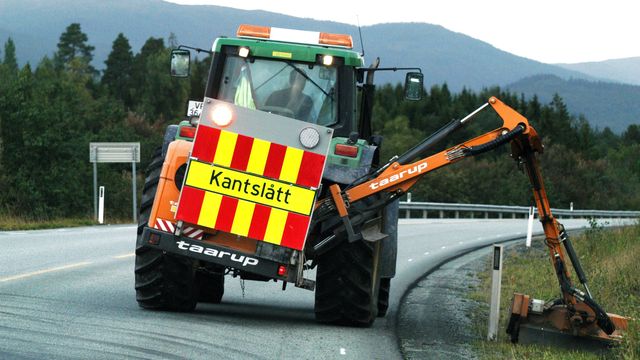 Stopper all kantslått i Telemark på grunn av brannfare