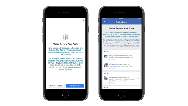 Ny skandale: 14 millioner Facebook-brukere fikk postene sine offentliggjort mot sin vilje