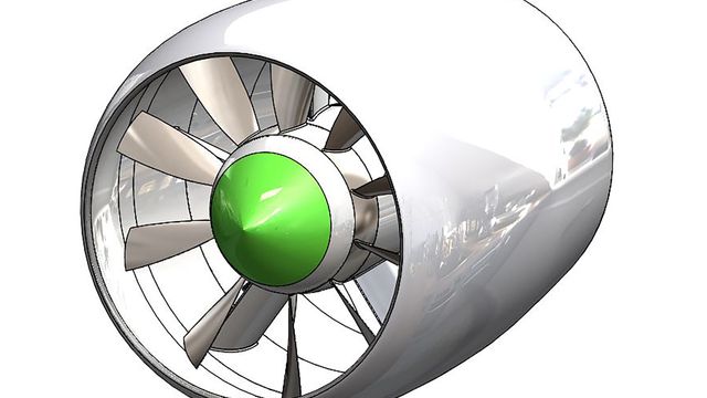 Designer fremtidens elektriske flymotor - med maks virkningsgrad og minimal støy