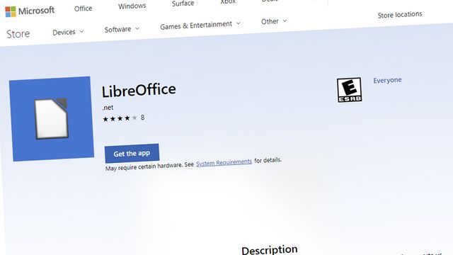 Tar avstand fra uoffisiell LibreOffice som ble solgt gjennom Microsoft Store