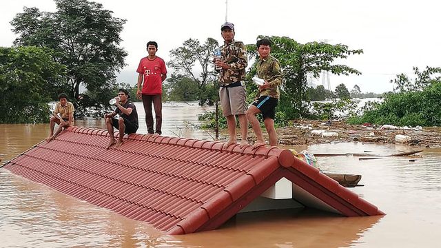 Demning tilknyttet byggeprosjekt i Laos brast – seks landsbyer er oversvømt
