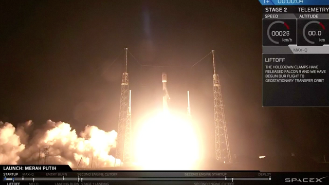Her sender SpaceX opp den samme raketten for andre gang på tre måneder