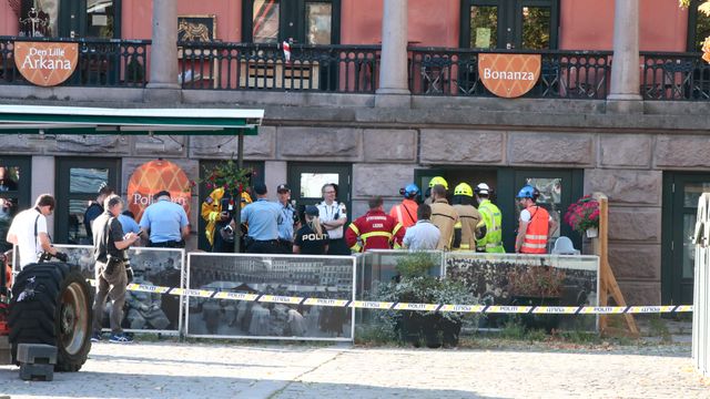 Betongvegg raste i Oslo sentrum