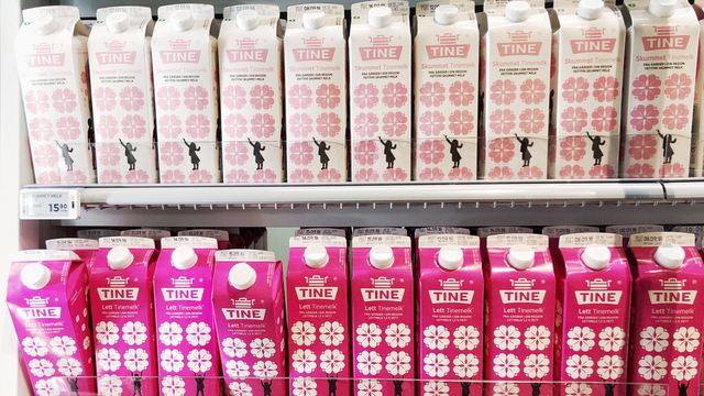 Hevder svenskeid gigant bevisst har etterliknet Tines nye melkekartong og krenket patent