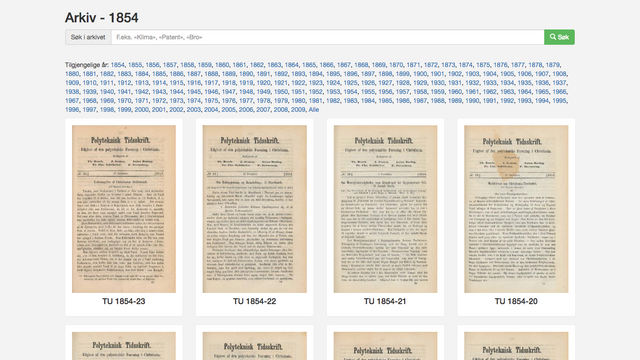 Digitale abonnenter kan lese arkivsaker tilbake til 1854