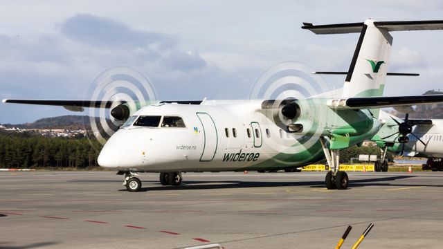 Problemer for Widerøe - 10 fly er ute av drift