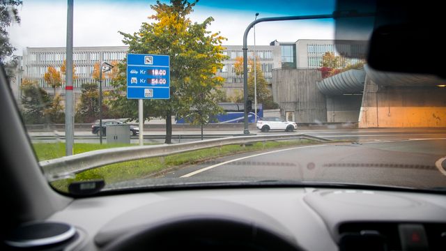 Nesten én million færre bompasseringer med fossildrevne biler i Oslo og Akershus