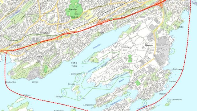 E18 kutter kablene i Bærum