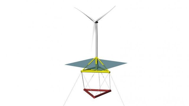 Har utviklet lavpris-fundament til flytende vindmøller - nå skal de teste det på 200 meters dyp utenfor Stavanger