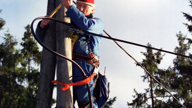 Stolpekrangel stopper fiberutbygginga