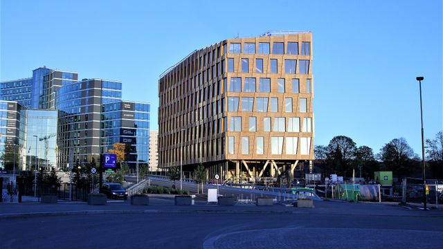 Dette blir Norges største kontorbygg i massivtre 