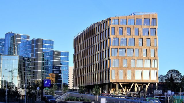 Dette blir Norges største kontorbygg i massivtre 