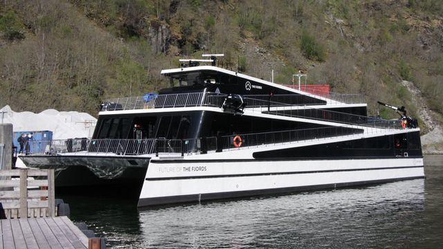 Erna avslører: Vil gi støtte til helelektrisk turistskip i Oslofjorden