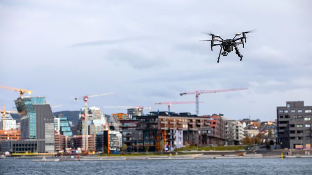 Gjennomførte hemmelig dronetransport midt i Oslo