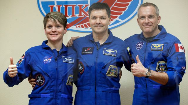 Denne gangen gikk det bra: Tre astronauter sendt ut til Den internasjonale romstasjonen