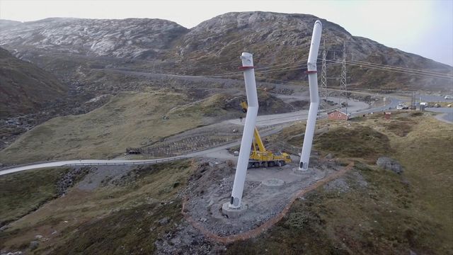 Den nye høyspentmasten ved Kjerag likner ingen andre og låner teknologi fra vindmøller