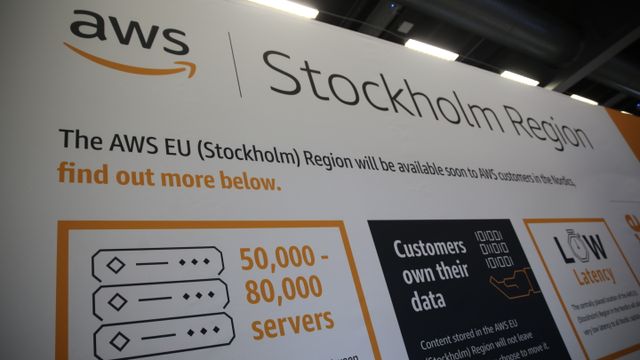 Amazon har fyrt opp serverhallene sine i Sverige. Så lav forsinkelse er det til Norge