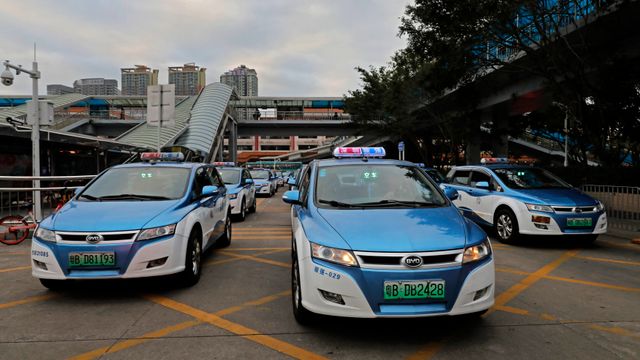 Nå er 99 prosent av taxiene i den kinesiske storbyen elektriske