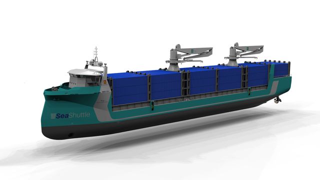 Samskip utvikler hydrogendrevet containerskip