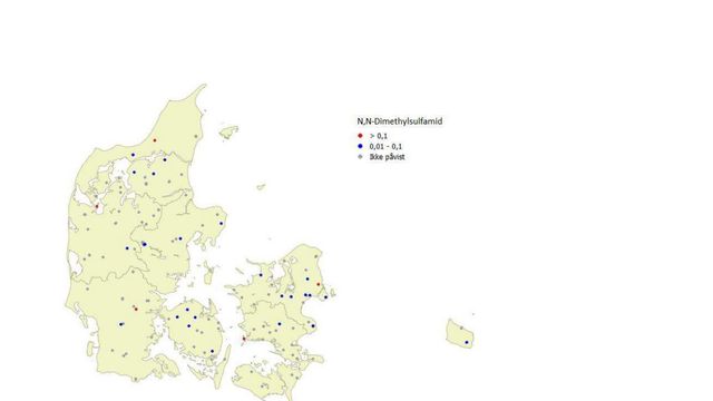 Dansk kartlegging: Rester av soppmiddel er spredt i grunnvannet