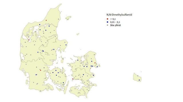 Dansk kartlegging: Rester av soppmiddel er spredt i grunnvannet
