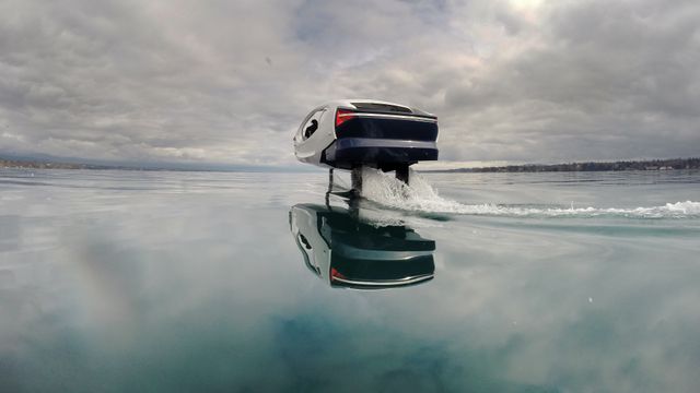 Svenske vil bruke hydrofoil-pod som energigjerrig sjøtaxi