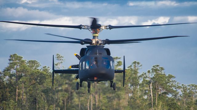 Her flyr det nye Sikorsky/Boeing-helikopteret for første gang