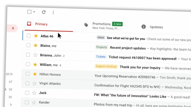Google hevder å ha gjort e-post mye mer dynamisk og interaktivt