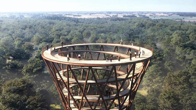 Dansk spiraltårn vil gjøre ingeniørkunst til turistattraksjon
