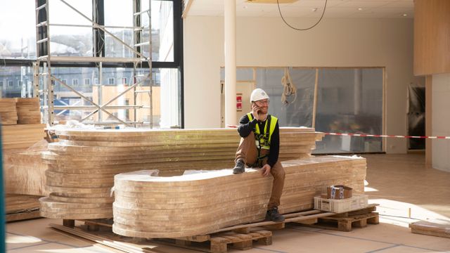 Denne norske vindeltrappen veier 20 tonn og står av seg selv