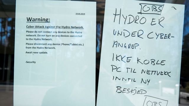 Hydro er fortsatt ikke friskmeldt etter dataangrepet i mars