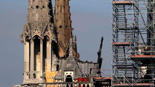 Byggearbeidere brøt røykeforbud i Notre-Dame