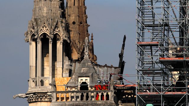 Byggearbeidere brøt røykeforbud i Notre-Dame
