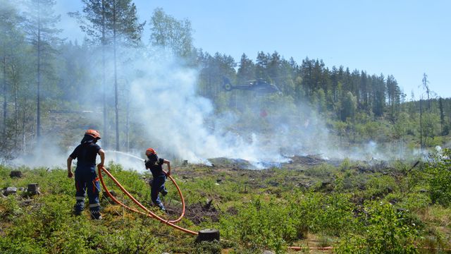 Nødnettet får stå-karakter etter skogbrannen