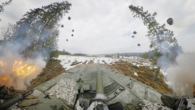 Vi har samlet det beste fra CV90s skytedemonstrasjon i én video