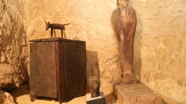 Arkeologer fant 4500 år gammelt gravkammer