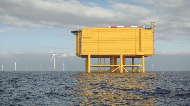 Verdens største konverter-plattform skal gi Nederland strøm fra havvind