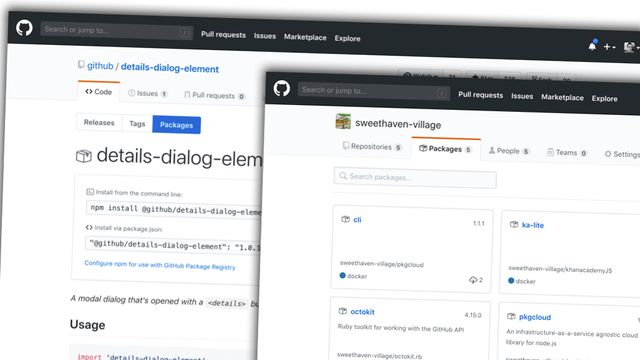 Github har lansert pakkeregister