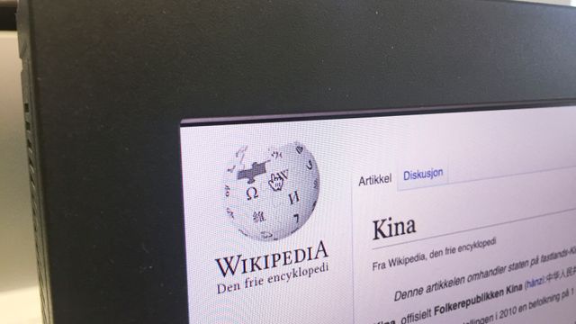 Wikipedia på alle språk blokkert i Kina