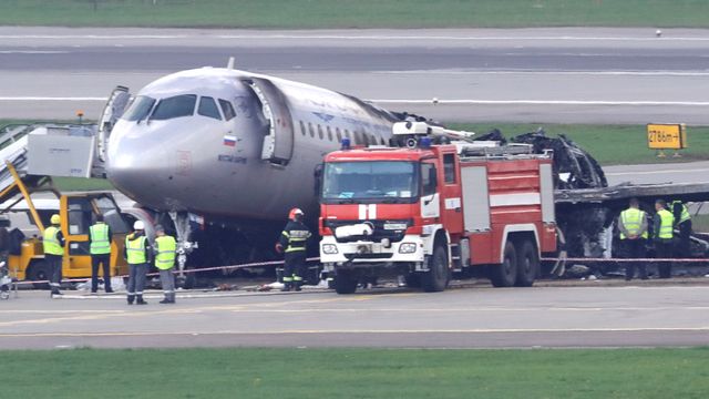Havarirapport: Hard landing overbelastet vinger og drivstoffrør på Aeroflot-flyet