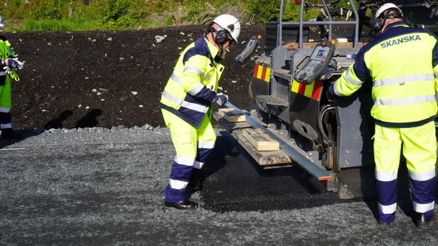 Skanska skal legge asfalt i opptil fire år for Halden