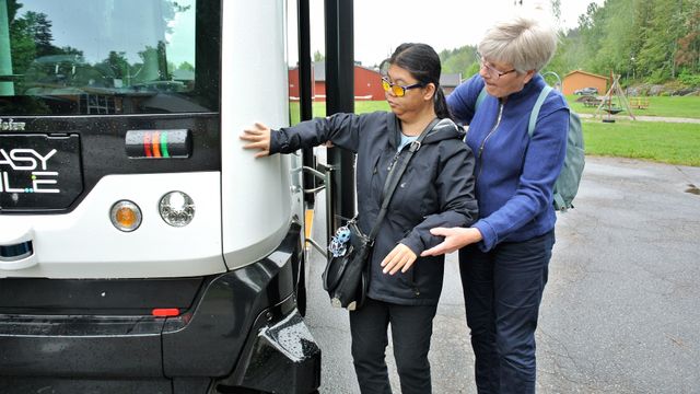 – Sjåførløs buss vil gi døvblinde mer frihet
