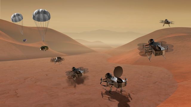 Sender drone til Saturns måne Titan