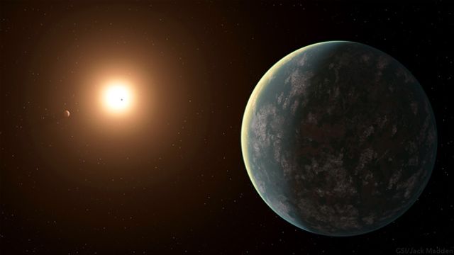 Mulig beboelig planet oppdaget i nytt solsystem