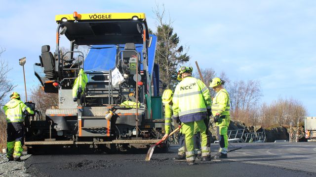 Mot rekordår for asfalt - produserte 2,6 millioner tonn i første halvår