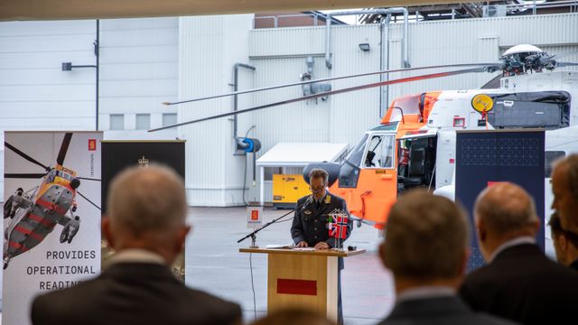 Dette er trolig det siste Sea King-helikopteret som skal fly for den norske redningstjenesten