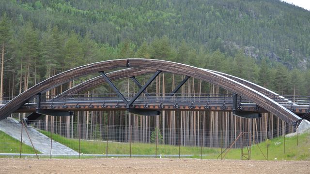 Skal montere kortreiste trebruer over den nye motorveien i Ringsaker