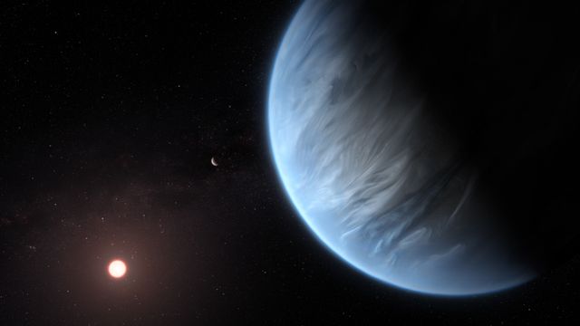 Forskere har funnet vann på en beboelig planet